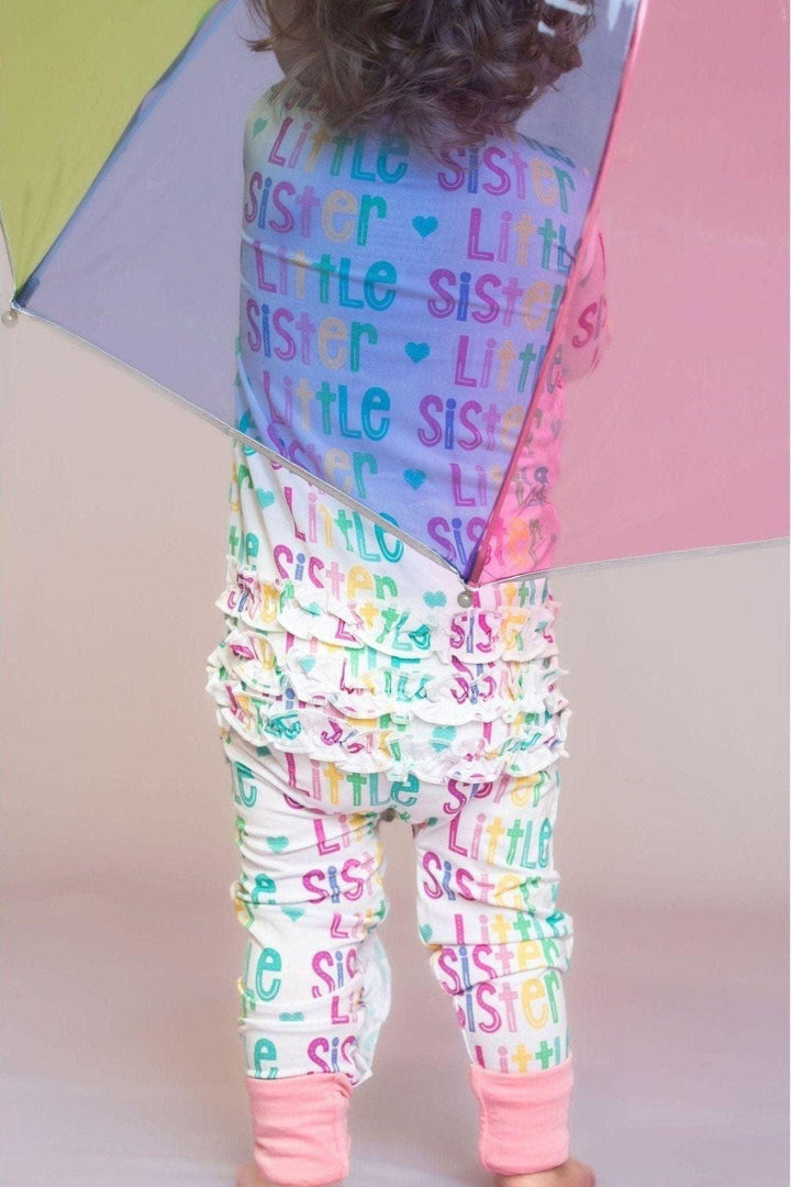 Little Sister Bamboo One-Piece Zipper Pajamas