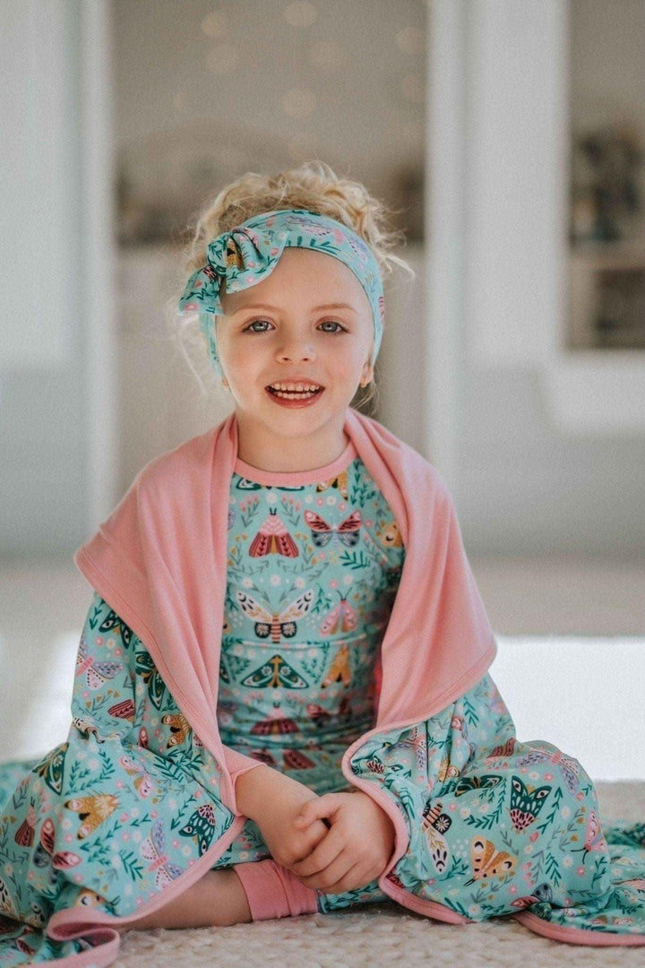 Vibrant Moth Kids' Bamboo Two-Piece Pajama Set