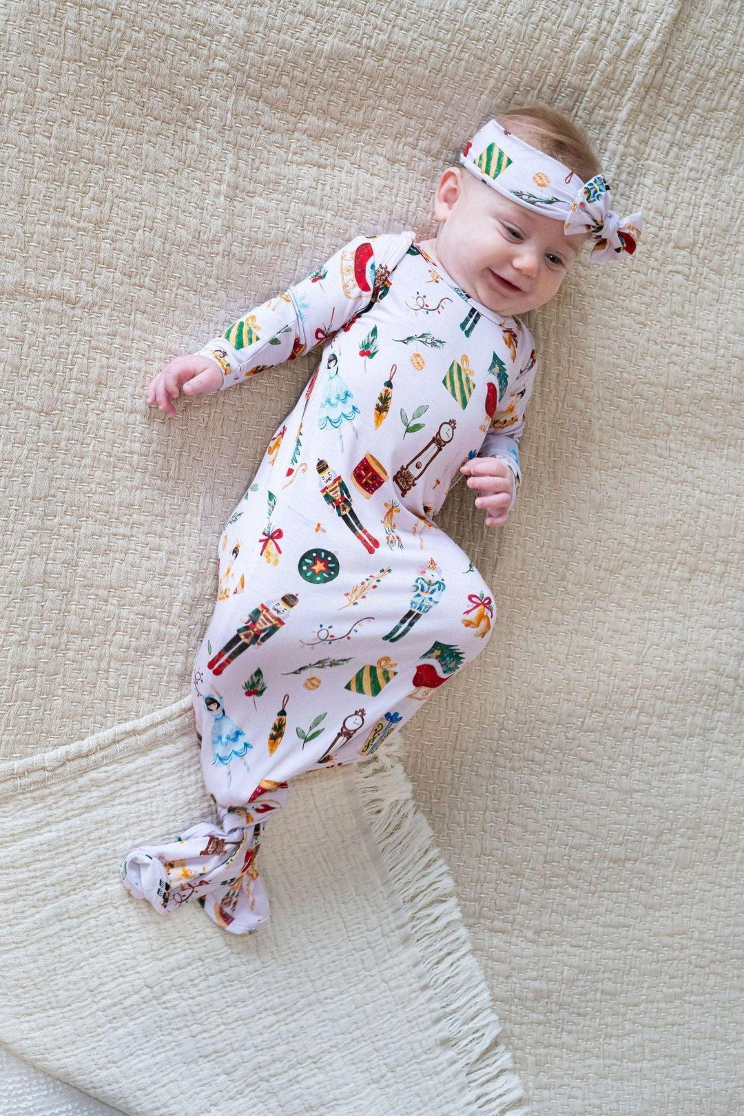 Nutcracker | Bamboo Newborn Knotted Gown
