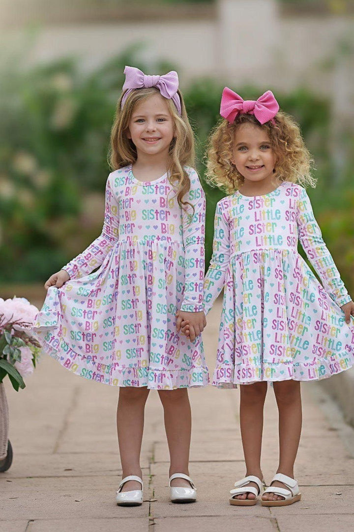 Little Sister Girls' Bamboo Twirl Dress