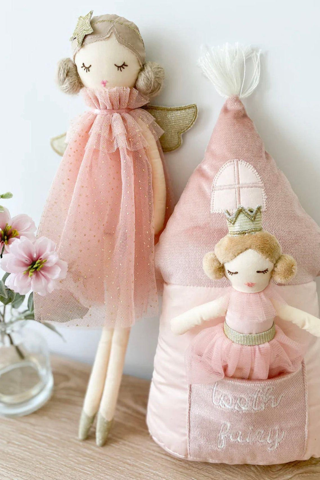 Princess and Her Castle Tooth Fairy Pillow