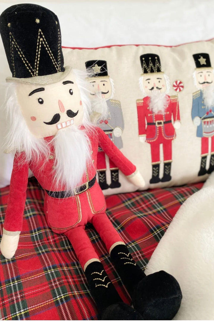 Red, White and Gold Nutcracker Doll-Stocking Stuffer