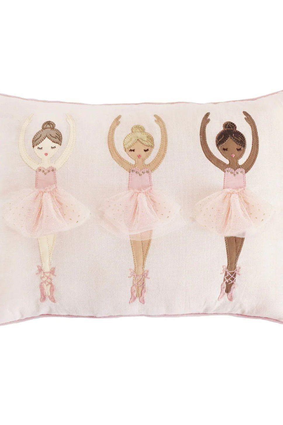 Ballerina Lumbar Pillow for Kids